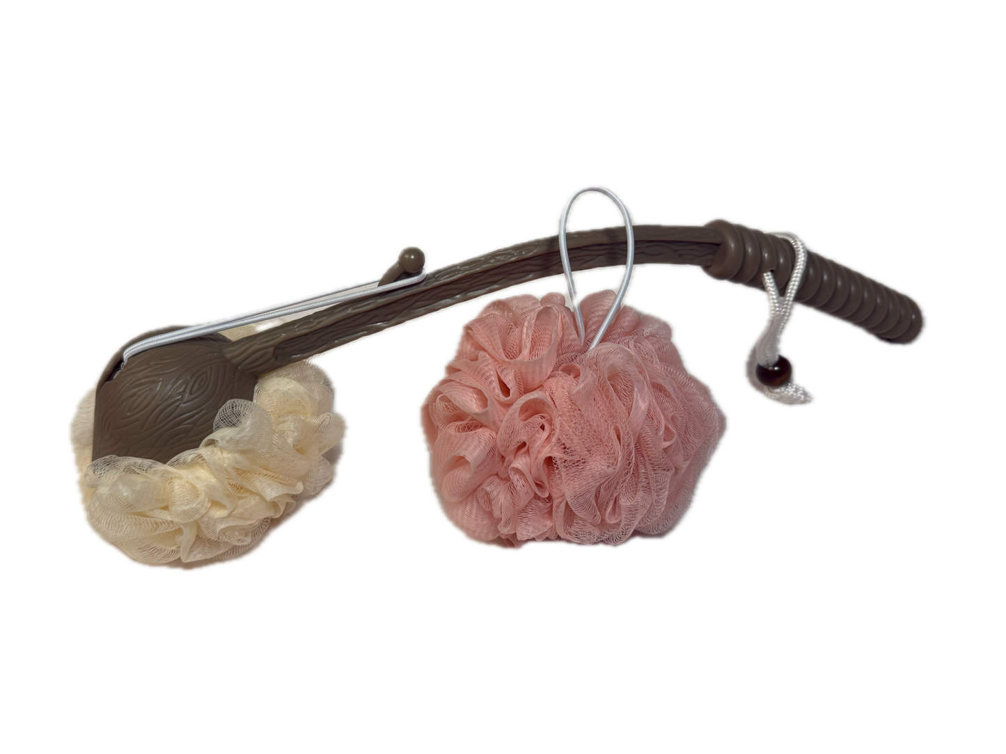 Loofah Wand - Comes with (2) Loofahs
